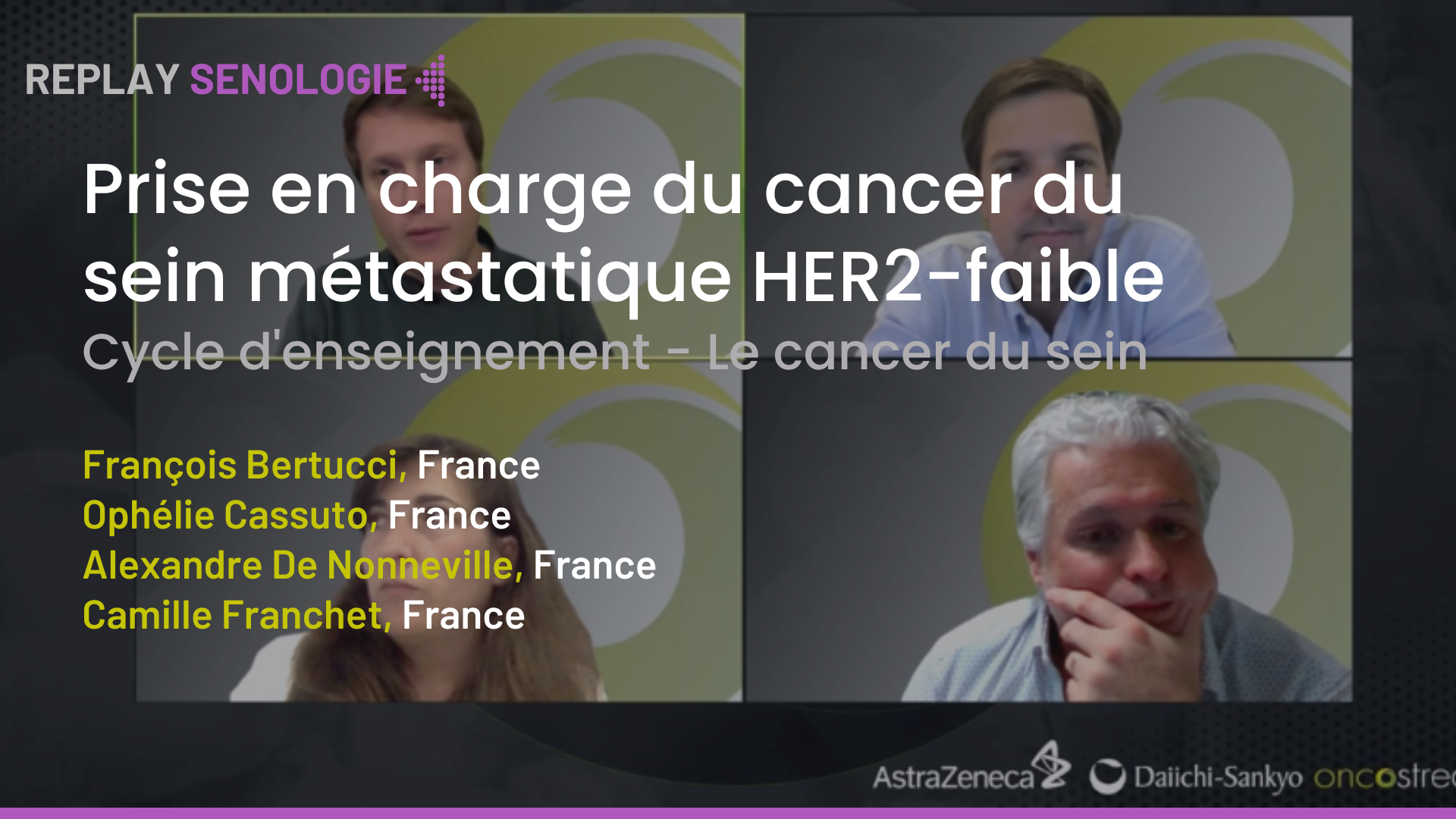 Prise en charge du cancer du sein métastatique HER2-faible