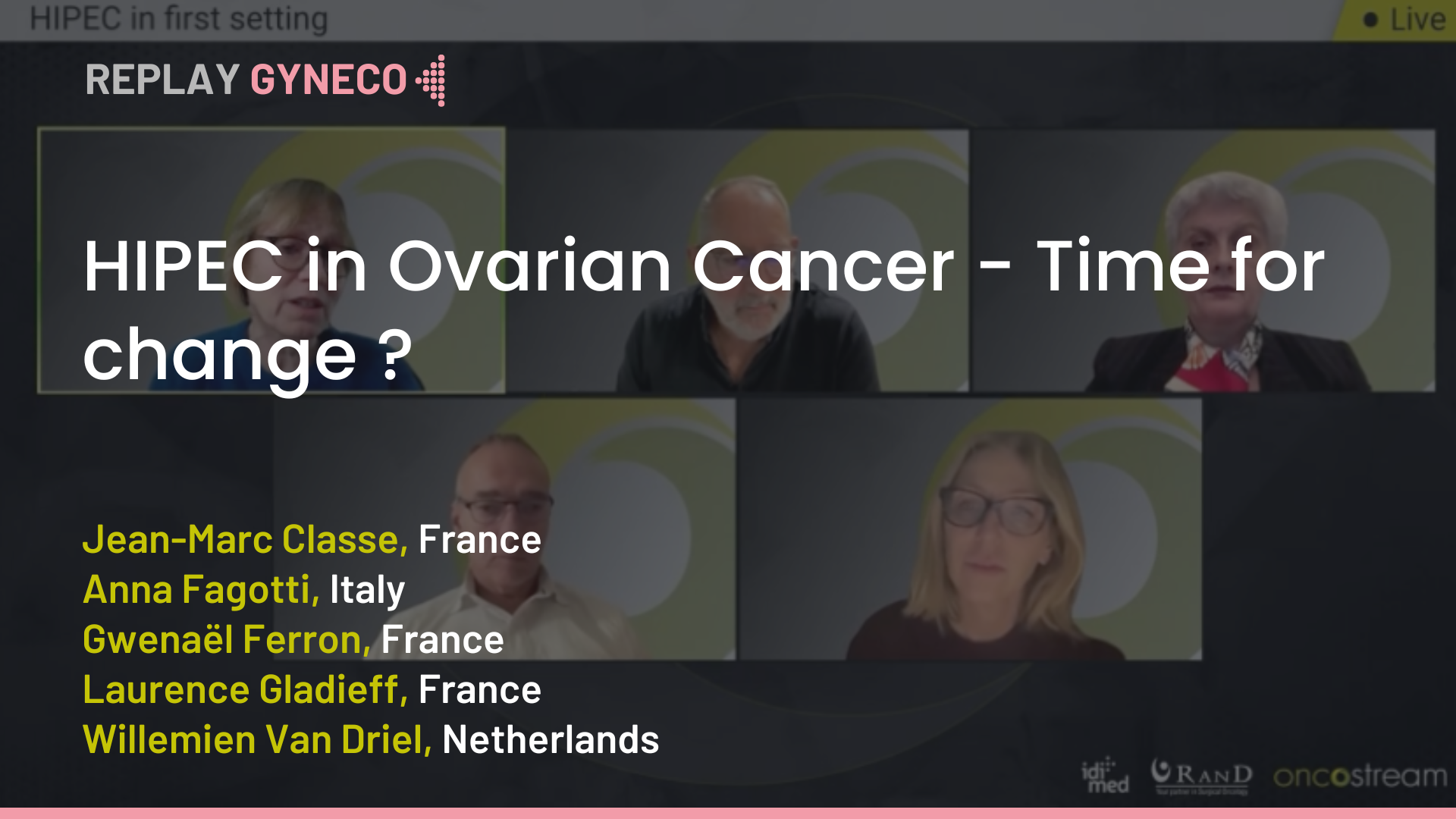 HIPEC in Ovarian Cancer - Time for change ?