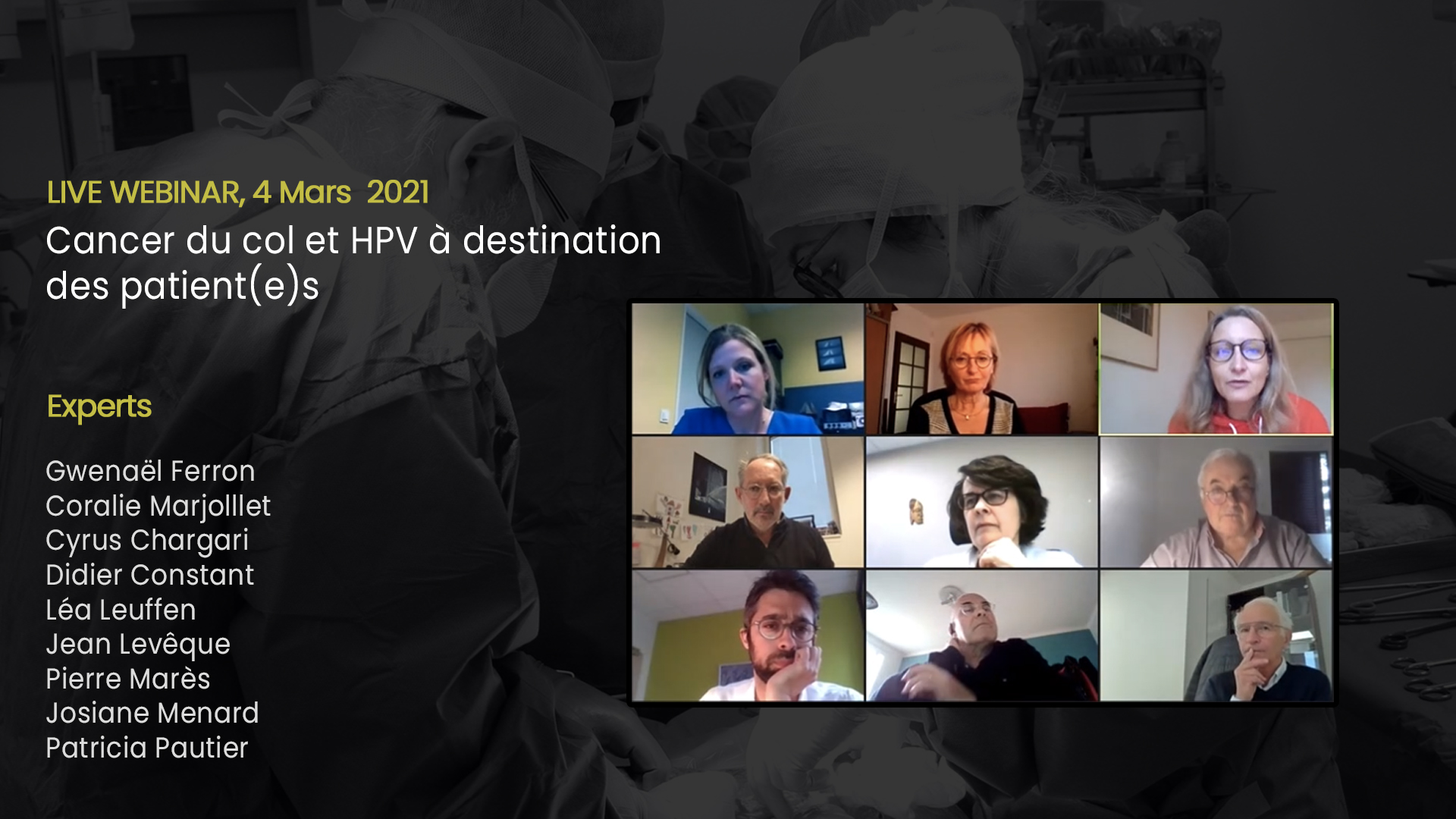 Cancer du col et HPV à destination des patient(e)s