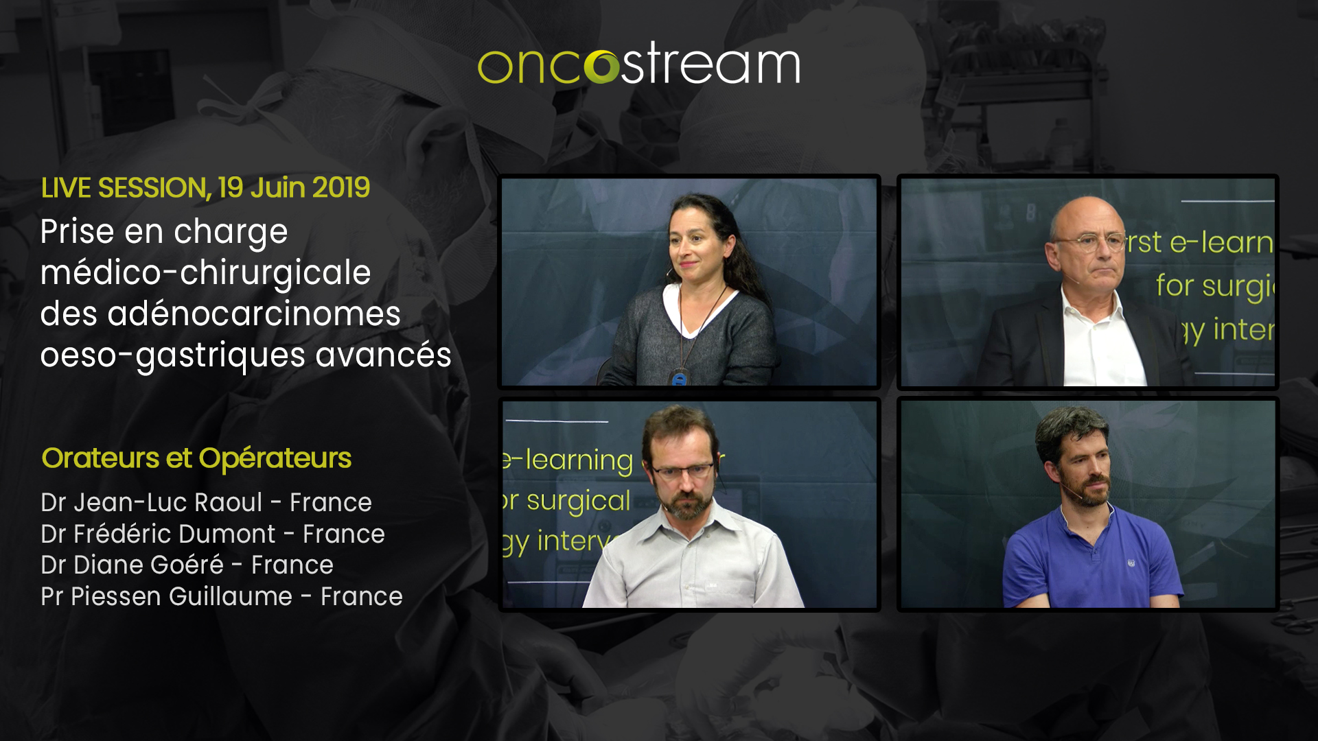 Oesophagectomie trois voies selon McKeown par thoracoscopie et coelioscopie pour adénocarcinome du cardia à cellules indépendantes