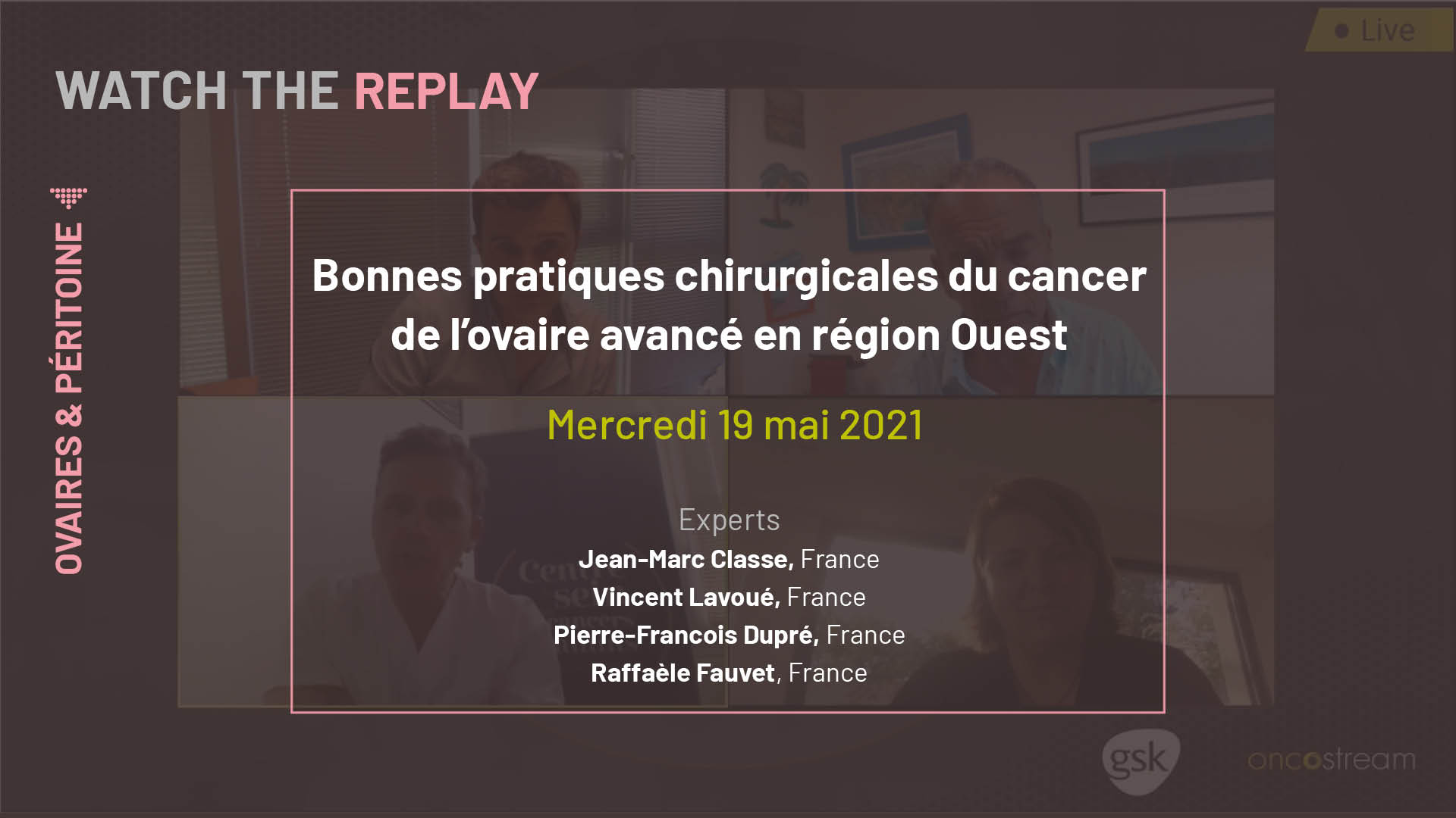 Cancer de l’ovaire : Cycle de formation en 3 Webinars