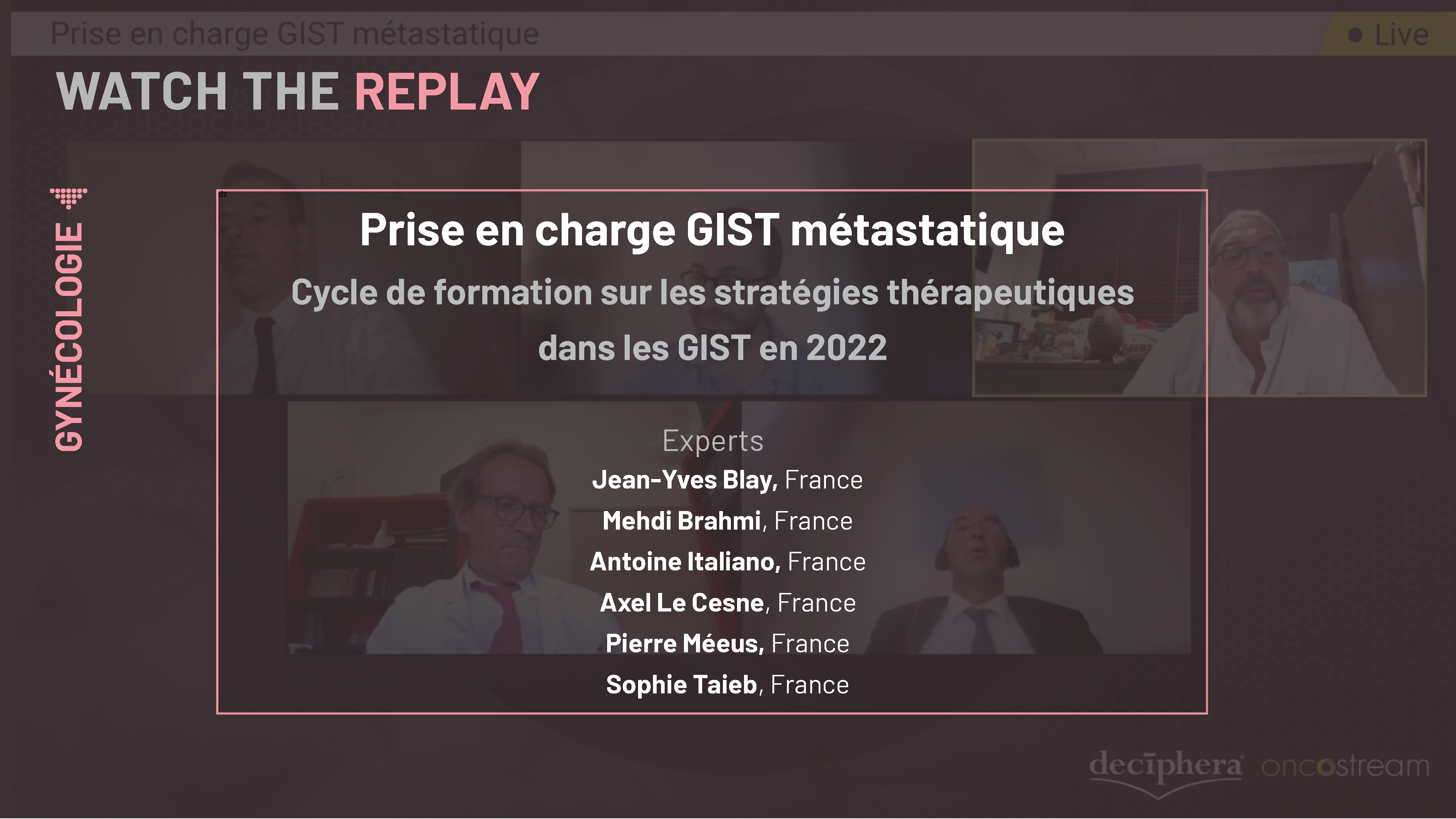 Prise en charge GIST précoce