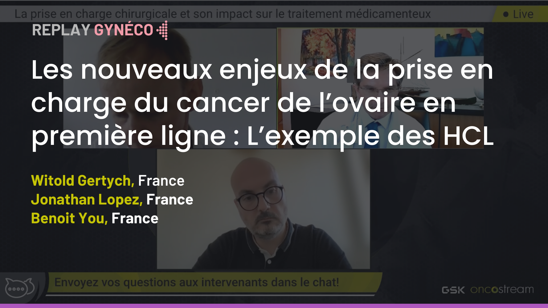 Les nouveaux enjeux de la prise en charge du cancer de l’ovaire en première ligne : L’exemple des HCL