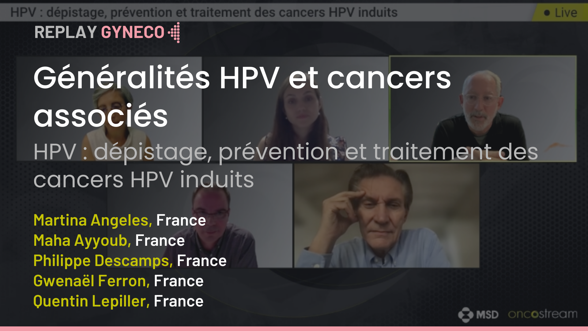 Cancer du col et HPV à destination des patient(e)s