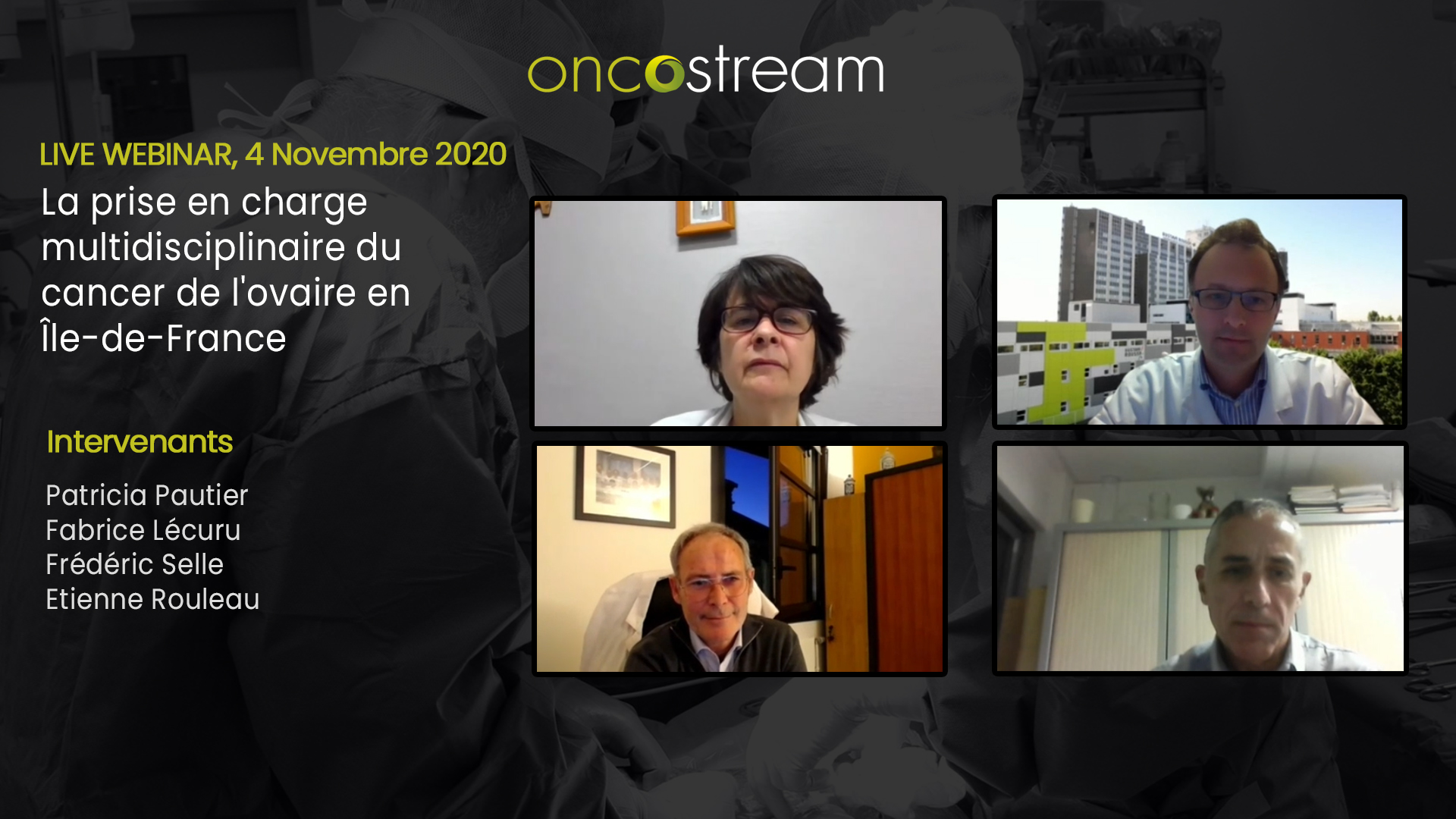 La prise en charge multidisciplinaire du cancer de l'ovaire en Île-de-France