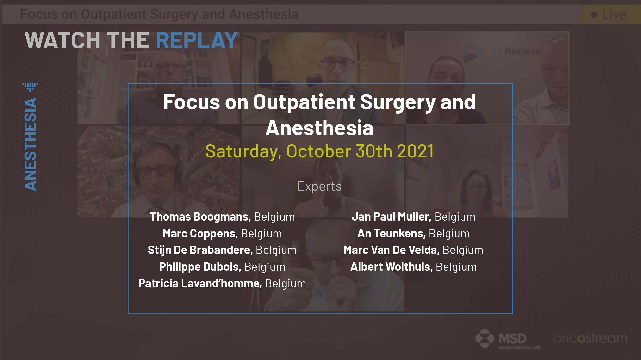 Focus on Outpatient Surgery and Anesthesia